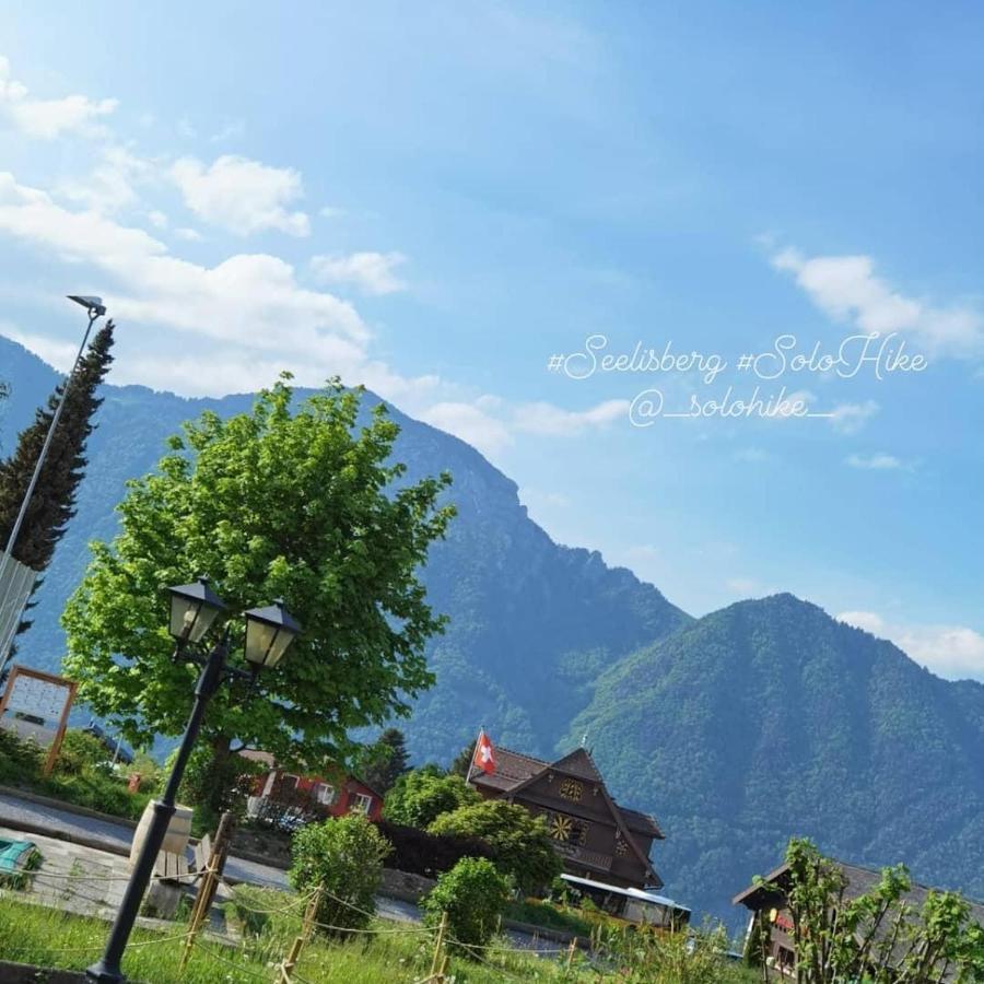 Schoene Ferienwohnung In Traumlage Fewo Solohike Seelisberg Extérieur photo